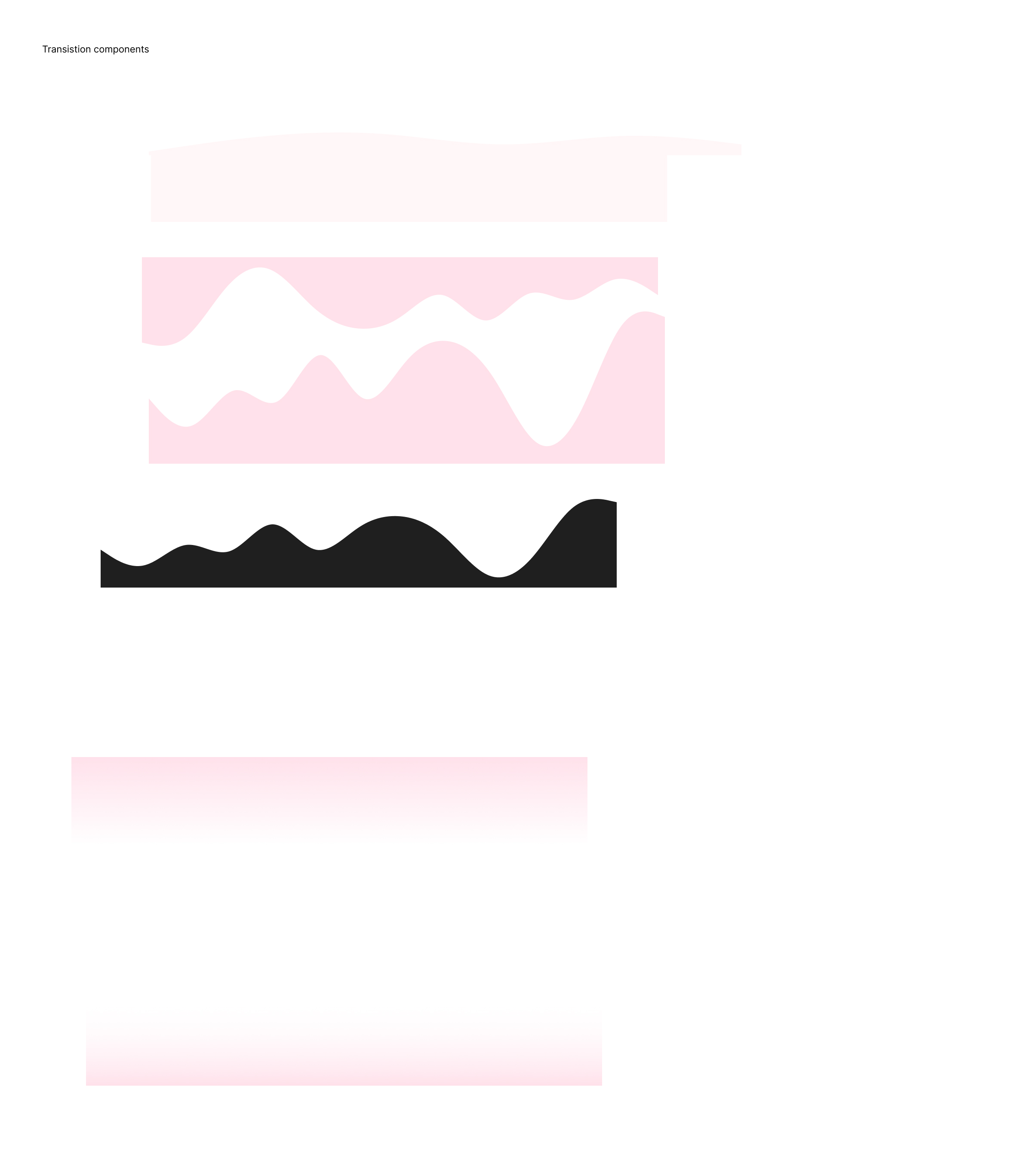 Section divider / transition variants