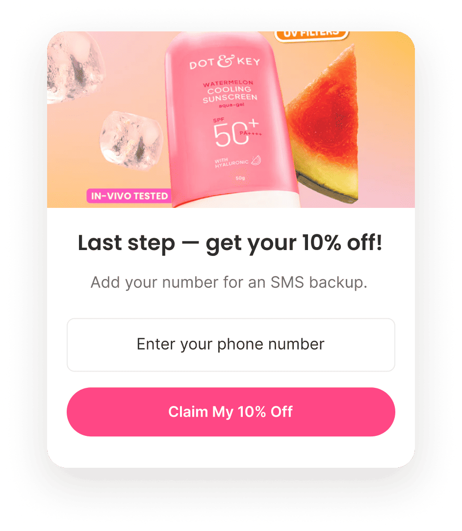 Welcome Popup