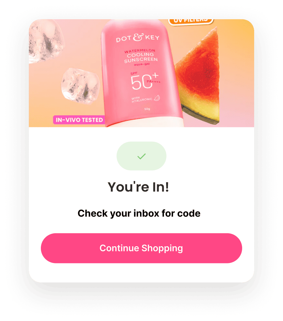 Welcome Popup