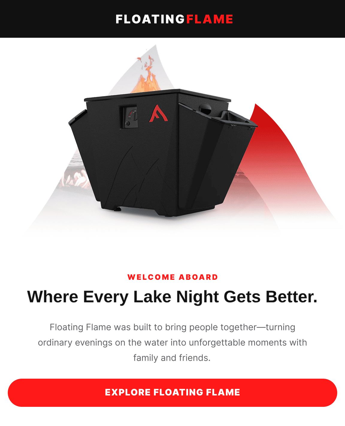 Welcome flow — Email 1